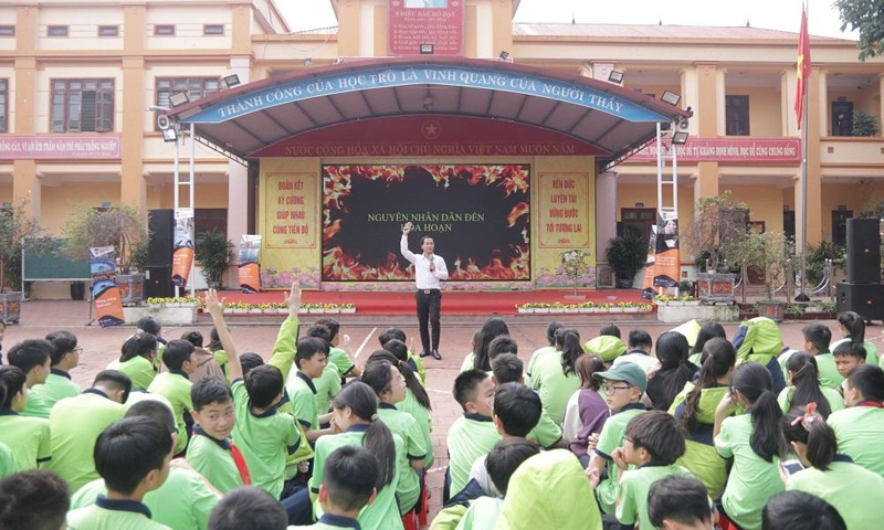 Lạng Sơn: Thực hành kỹ năng phòng cháy chữa cháy cho học sinh