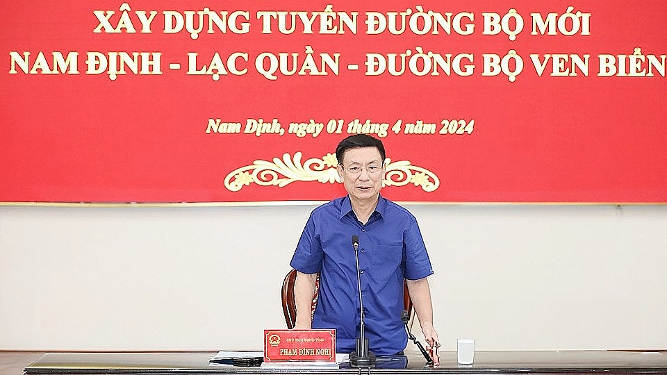 Đảm bảo tiến độ Dự án xây dựng tuyến đường bộ mới Nam Định – Lạc Quần – Đường bộ ven biển