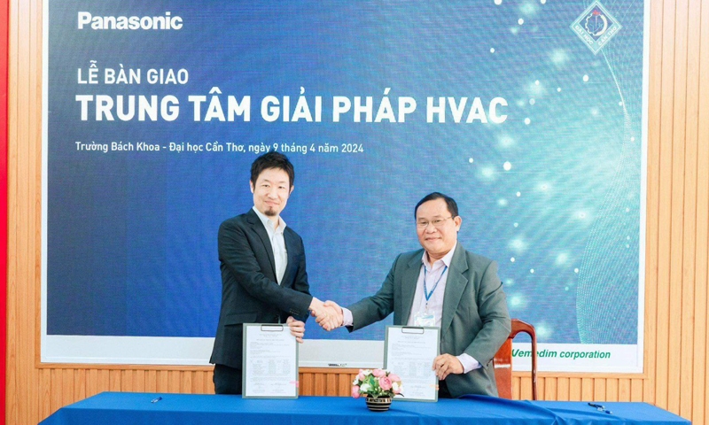 Panasonic Việt Nam bàn giao trung tâm giải pháp HVAC cho Trường Bách Khoa – Đại học Cần Thơ