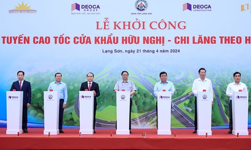 Thủ tướng phát lệnh khởi công xây dựng tuyến cao tốc cửa khẩu Hữu Nghị -Chi Lăng