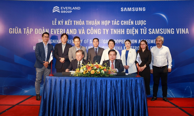 Tập đoàn Everland và Samsung Vina ký kết Thỏa thuận hợp tác chiến lược toàn diện