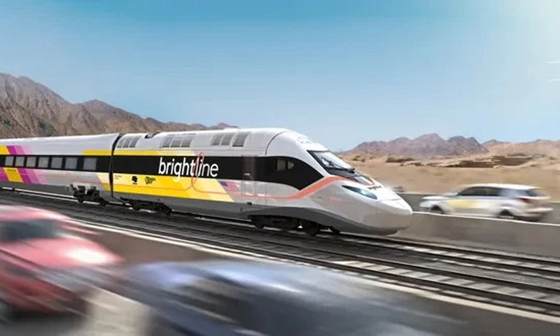 Mỹ đẩy nhanh tốc độ xây dựng hệ thống đường sắt cao tốc Brightline West