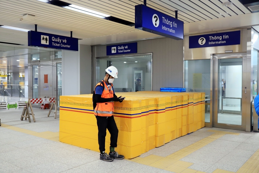 Thành phố Hồ Chí Minh: Ngắm nhìn nhà ga trung tâm đẹp nhất của tuyến metro số 1