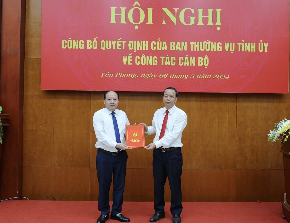 Bắc Ninh: Điều động, bổ nhiệm nhân sự chủ chốt