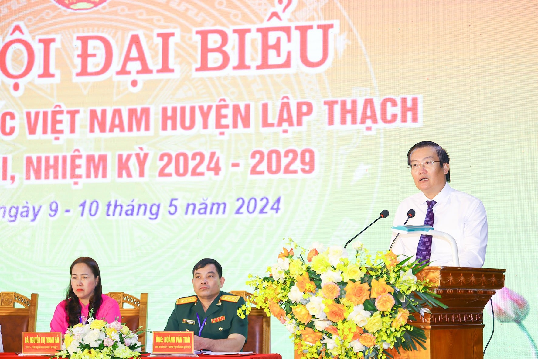 Lập Thạch (Vĩnh Phúc): Tổ chức Đại hội Đại biểu Mặt trận Tổ quốc điểm cấp huyện