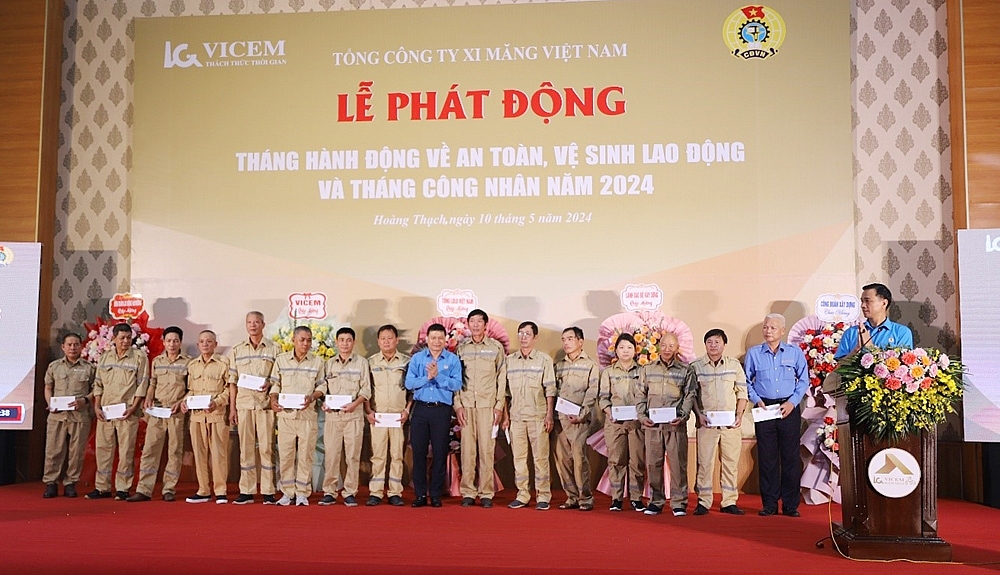 VICEM: Thi đua lao động sản xuất an toàn, đồng tâm vượt khó