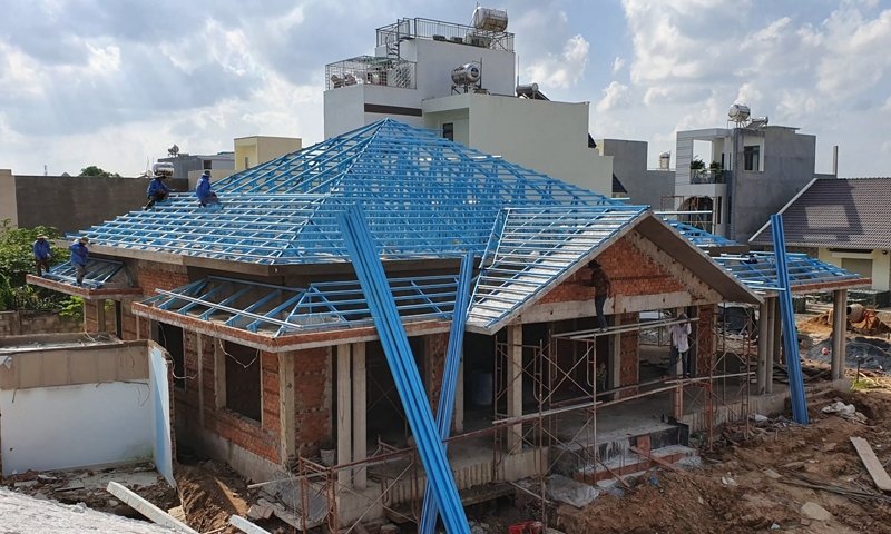 Khung kèo thép mạ STEELTRUSS® - Đột phá công nghệ thi công mái nhà trọn gói