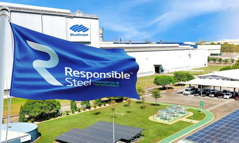 NS BlueScope Việt Nam - Nhà sản xuất thép đầu tiên tại Việt Nam và Đông Nam Á đạt chứng nhận ResponsibleSteel™