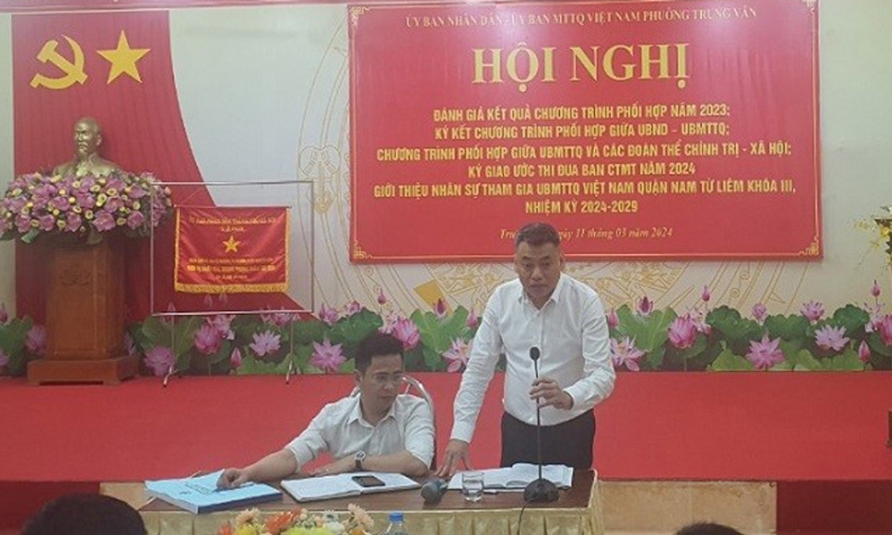 Hà Nội: Đối thoại với người dân về Dự án cải tạo, nâng cấp nhà văn hóa tại phường Trung Văn