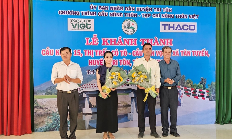 THACO đồng hành cùng tỉnh An Giang xây mới 2 cây cầu