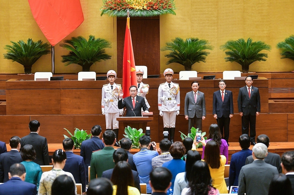 Ông Trần Thanh Mẫn tuyên thệ nhậm chức Chủ tịch Quốc hội