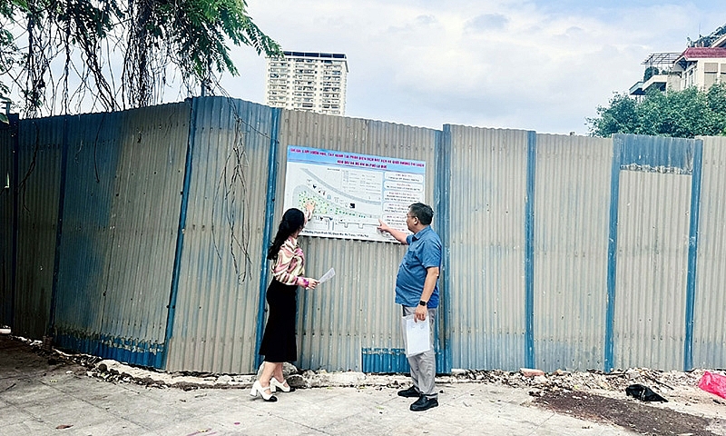 Hai Bà Trưng (Hà Nội): Đẩy nhanh tiến độ Dự án làm vườn hoa, cây xanh tại khu “đất vàng”