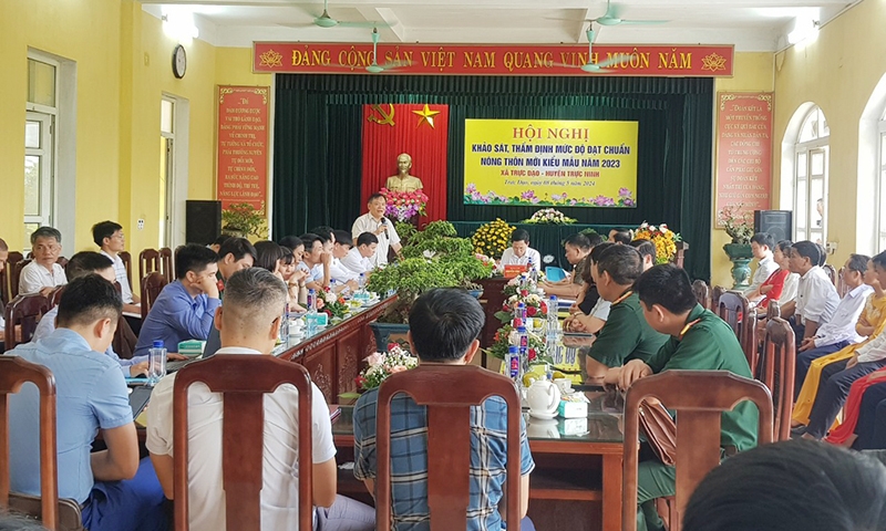 Nam Định: Xét công nhận thêm 2 xã đạt chuẩn nông thôn mới kiểu mẫu giai đoạn 2021-2025