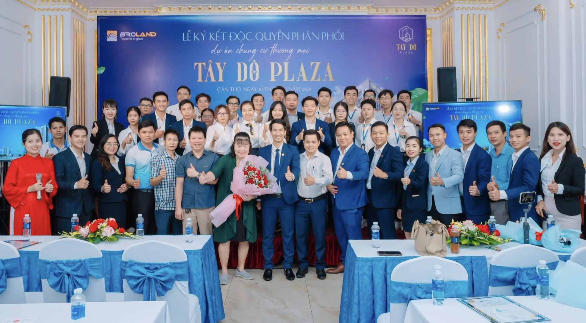 Broland Miền Tây ký kết độc quyền phân phối dự án chung cư thương mại Tây Đô Plaza