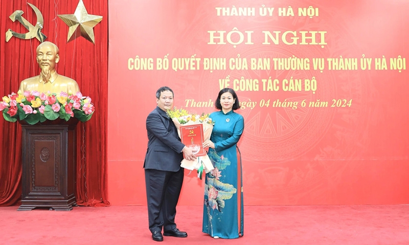 Ông Nguyễn Tiến Cường giữ chức Bí thư Huyện ủy Thanh Trì