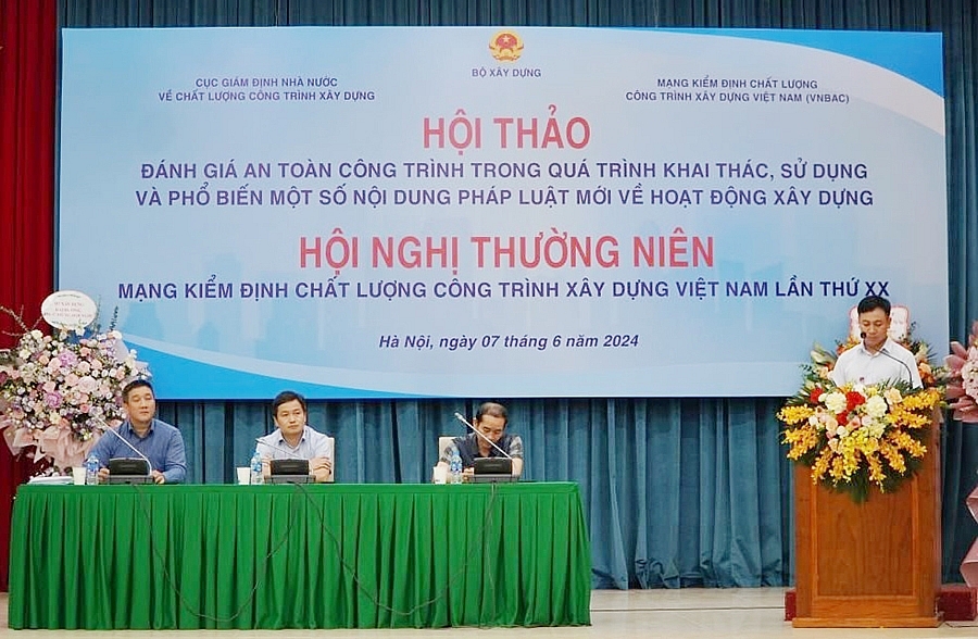 Hội nghị thường niên Mạng kiểm định chất lượng công trình xây dựng Việt Nam lần thứ XX