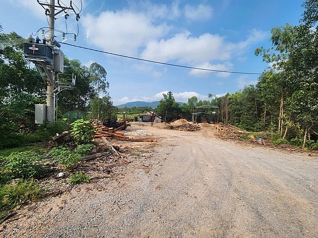Nghi Sơn (Thanh Hóa): Yêu cầu tháo dỡ các công trình sản xuất băm dăm gỗ trái phép