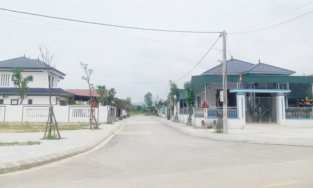 Cẩm Xuyên (Hà Tĩnh): Hoàn thành hạ tầng tái định cư dự án cao tốc đảm bảo cuộc sống người dân