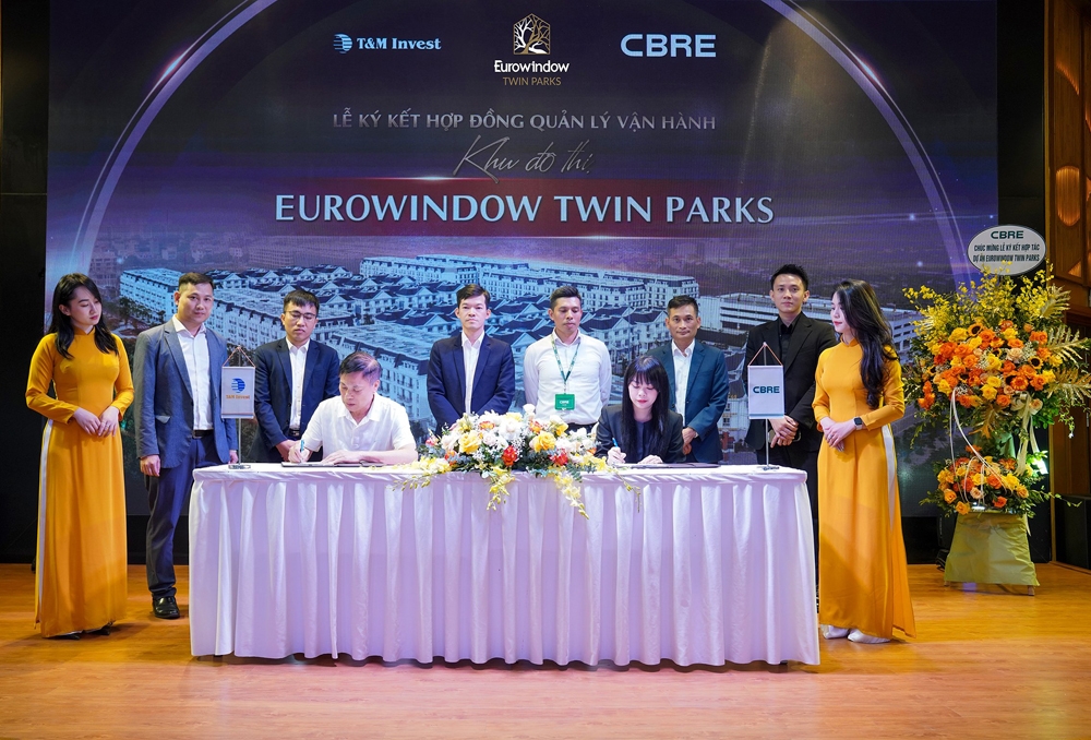 Khu đô thị Eurowindow Twin Parks chính thức được quản lý vận hành bởi CBRE