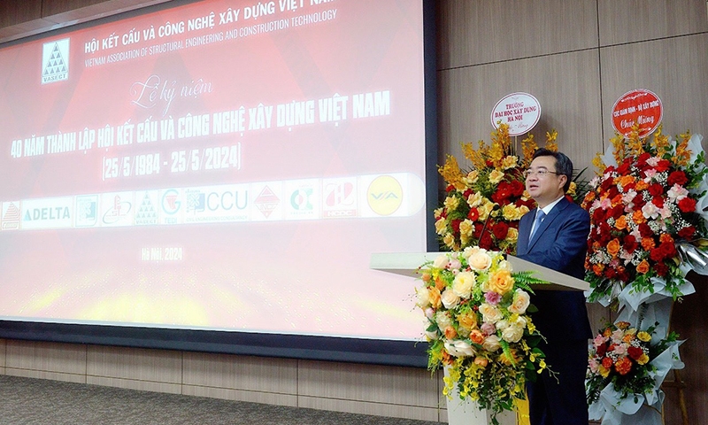 Bộ trưởng Nguyễn Thanh Nghị dự Lễ kỷ niệm 40 năm thành lập Hội Kết cấu và Công nghệ xây dựng Việt Nam