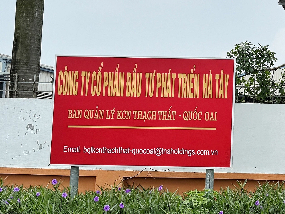 Thạch Thất (Hà Nội): Báo cáo kết quả công tác quản lý trật tự xây dựng tại Khu công nghiệp Thạch Thất - Quốc Oai