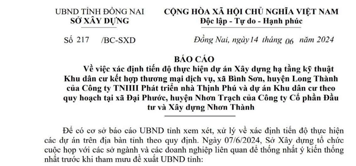 Đồng Nai: Kết thúc giải quyết hồ sơ chuyển nhượng 2 dự án ở huyện Long Thành, Nhơn Trạch