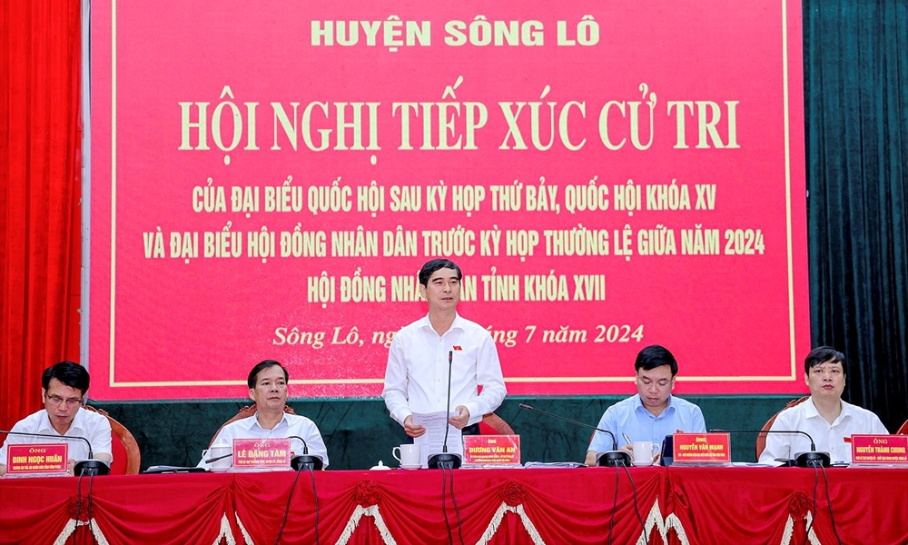 Vĩnh Phúc: Sớm có giải pháp giải quyết tình trạng thiếu nước sạch, thiếu đất san lấp trên địa bàn huyện Sông Lô