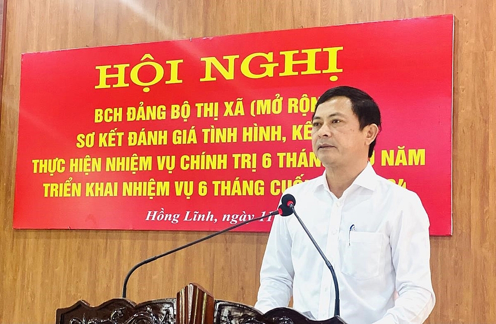 Hồng Lĩnh (Hà Tĩnh): Tập trung huy động nguồn lực xây dựng thị xã đạt chuẩn đô thị văn minh vào năm 2025