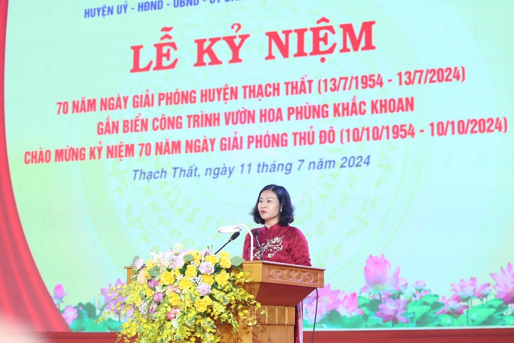 Hà Nội: Xây dựng huyện Thạch Thất bền vững theo hướng đô thị xanh