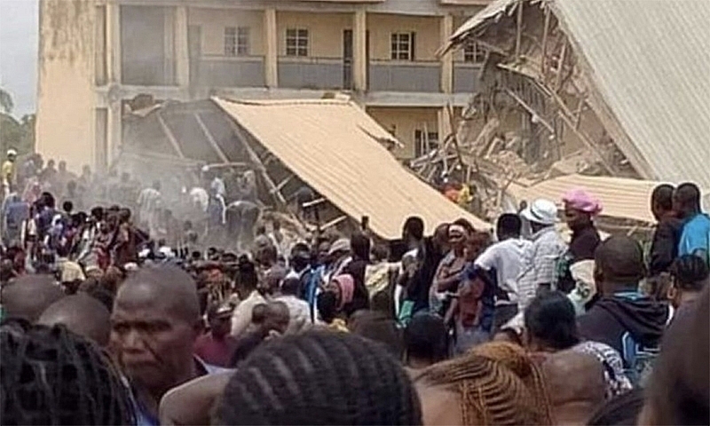 Sập tòa nhà học đường ở Nigeria: Số nạn nhân thương vong tăng mạnh