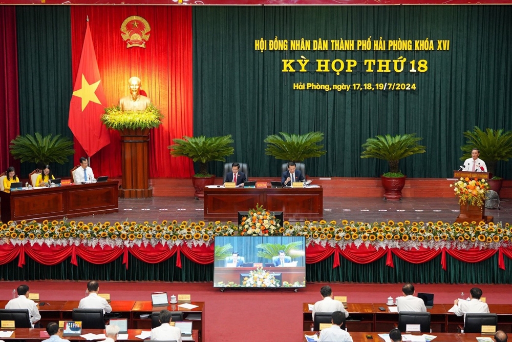 Khai mạc Kỳ họp thứ 18, HĐND thành phố Hải Phòng