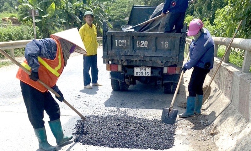 Phú Thọ: Tích cực duy tu bảo trì kết cấu hạ tầng giao thông