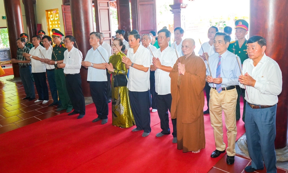 Hải Phòng: Khánh thành Đền thờ Liệt sỹ huyện Kiến Thụy