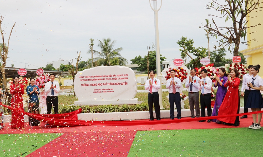 Hạ Long: Công trình chào mừng Đại hội Mặt trận Tổ quốc Việt Nam tỉnh Quảng Ninh