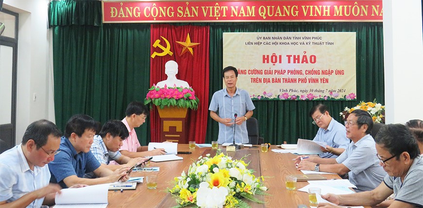 Vĩnh Phúc: Tăng cường giải pháp phòng, chống ngập úng trên địa bàn thành phố Vĩnh Yên