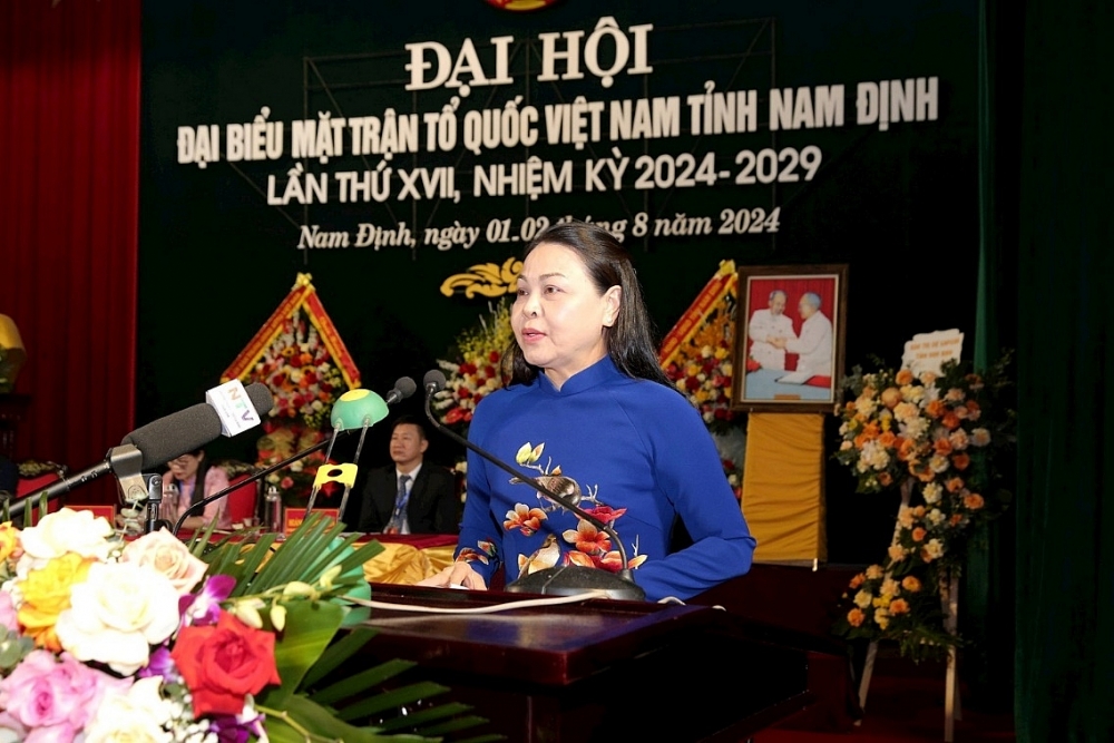 Đại hội đại biểu Mặt trận Tổ quốc Việt Nam tỉnh Nam Định: “Toàn dân đoàn kết xây dựng nông thôn mới, đô thị văn minh”