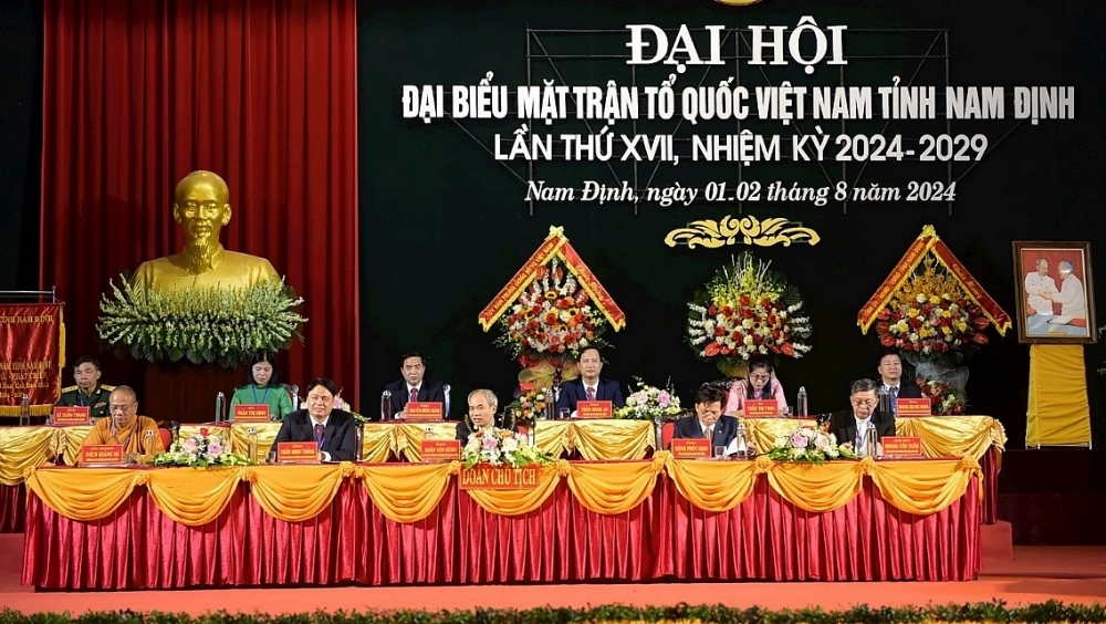 Đại hội đại biểu Mặt trận Tổ quốc Việt Nam tỉnh Nam Định: “Toàn dân đoàn kết xây dựng nông thôn mới, đô thị văn minh”