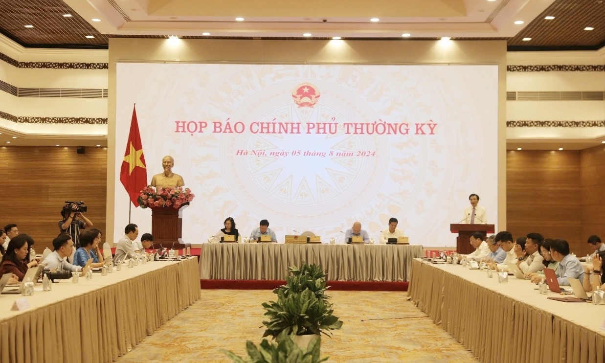 Họp báo Chính phủ thường kỳ tháng 7/2024