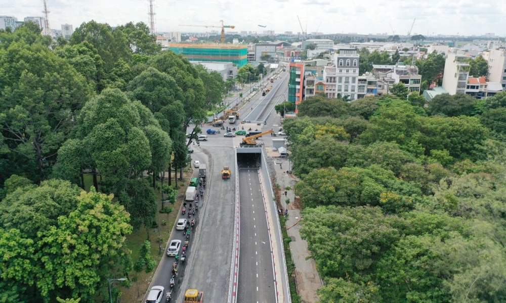 Diện mạo hầm chui sân bay Tân Sơn Nhất trước ngày thông xe