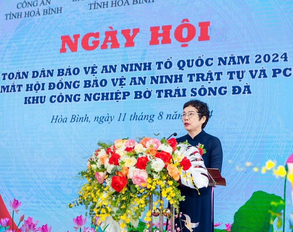 Hòa Bình: Ra mắt Hội đồng Bảo vệ an ninh trật tự và phòng cháy chữa cháy Khu công nghiệp Bờ trái sông Đà