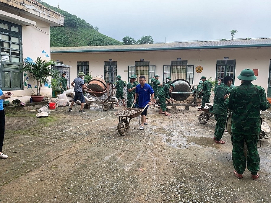 Sở Xây dựng Điện Biên: Chung tay hỗ trợ cơ sở vật chất trường Mầm non số 1 Na Sang