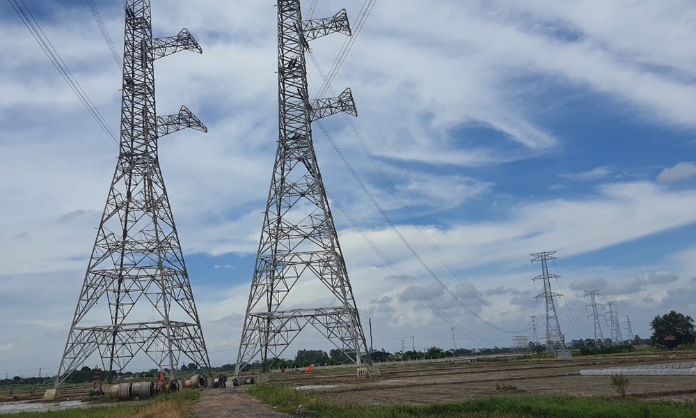 Chuẩn bị đóng điện đường dây 500kV Nhà máy Nhiệt điện Nam Định I - Phố Nối