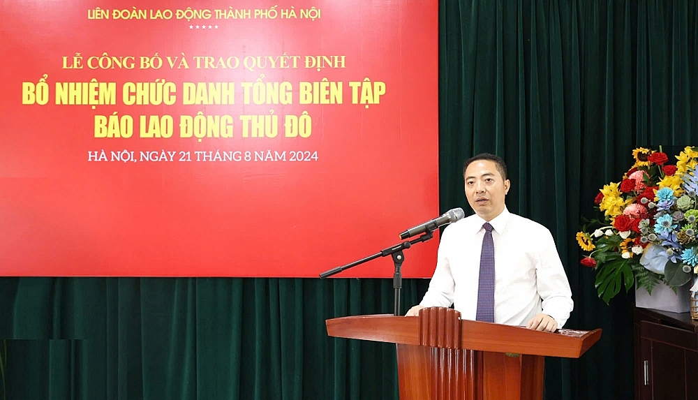 Báo Lao động Thủ đô có tân Tổng Biên tập