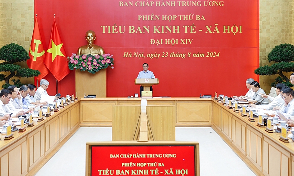 Thủ tướng: Tiểu ban Kinh tế-Xã hội cần làm rõ điểm nghẽn trong phát triển