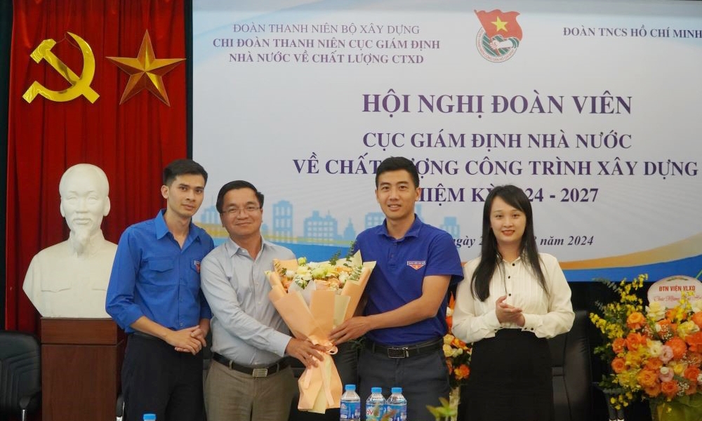 Chi đoàn Cục Giám định Nhà nước về chất lượng công trình xây dựng tổ chức thành công Đại hội Chi đoàn nhiệm kỳ 2024 - 2027