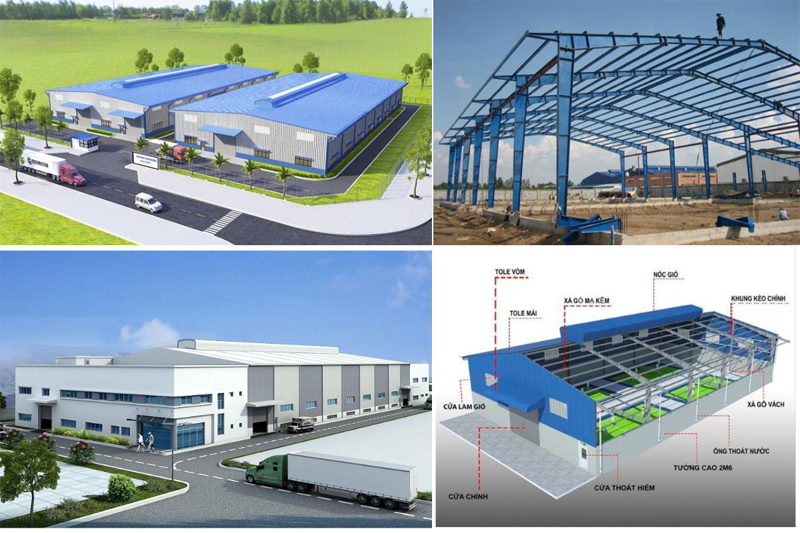 Báo giá thiết kế thi công xây dựng nhà xưởng chi tiết dự toán từng hạng mục uy tín chuyên nghiệp