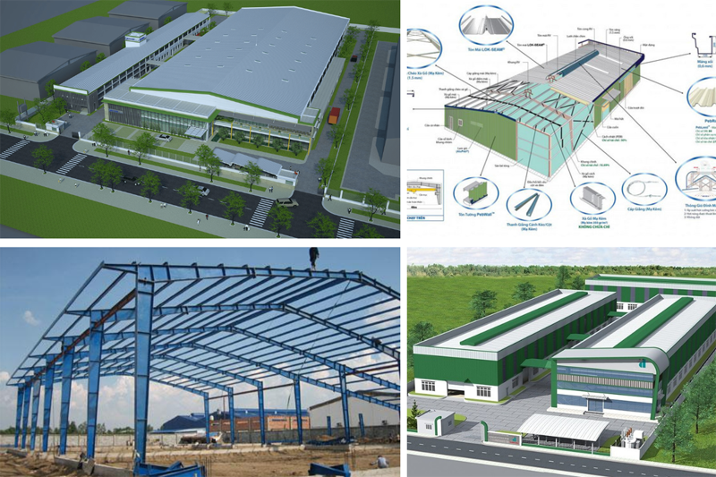 Báo giá thiết kế thi công xây dựng nhà xưởng chi tiết dự toán từng hạng mục uy tín chuyên nghiệp