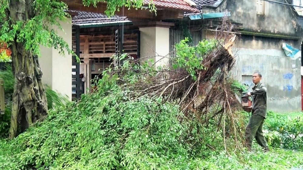 Vĩnh Phúc: Chủ tịch UBND huyện Lập Thạch kiểm tra công tác ứng phó với bão số 3