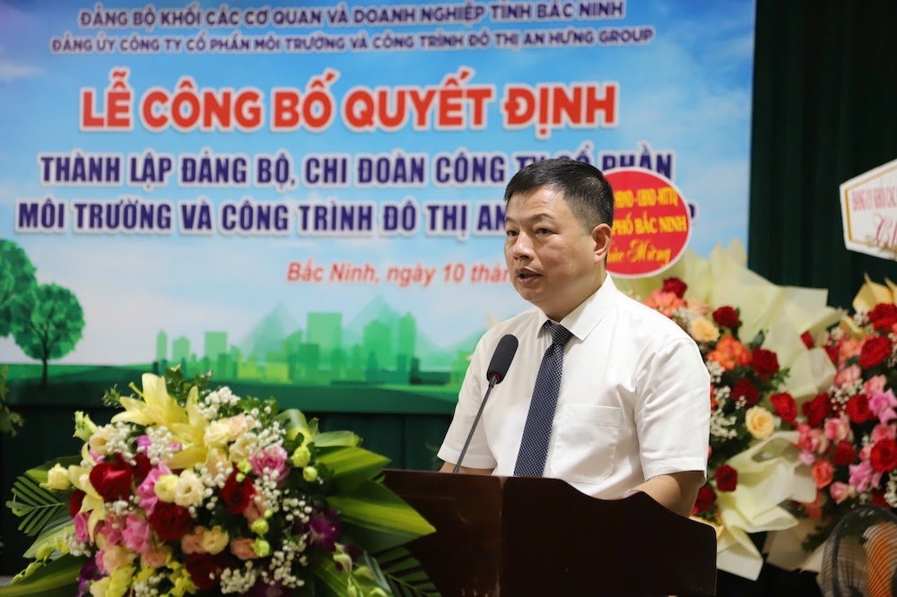 Bắc Ninh: Quyết định thành lập Đảng bộ doanh nghiệp tư nhân đầu tiên trên địa bàn