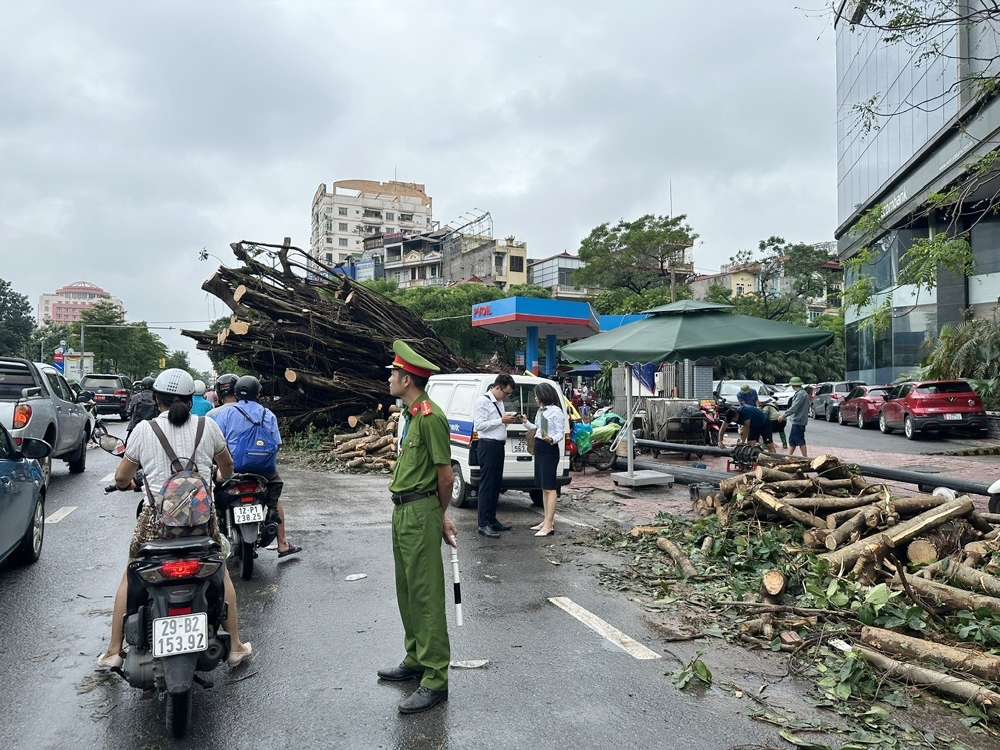 Hà Nội: Quận Cầu Giấy huy động tối đa nguồn lực khắc phục sau bão Yagi